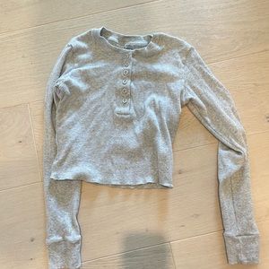 Skims cropped ribbed top. Sz XS